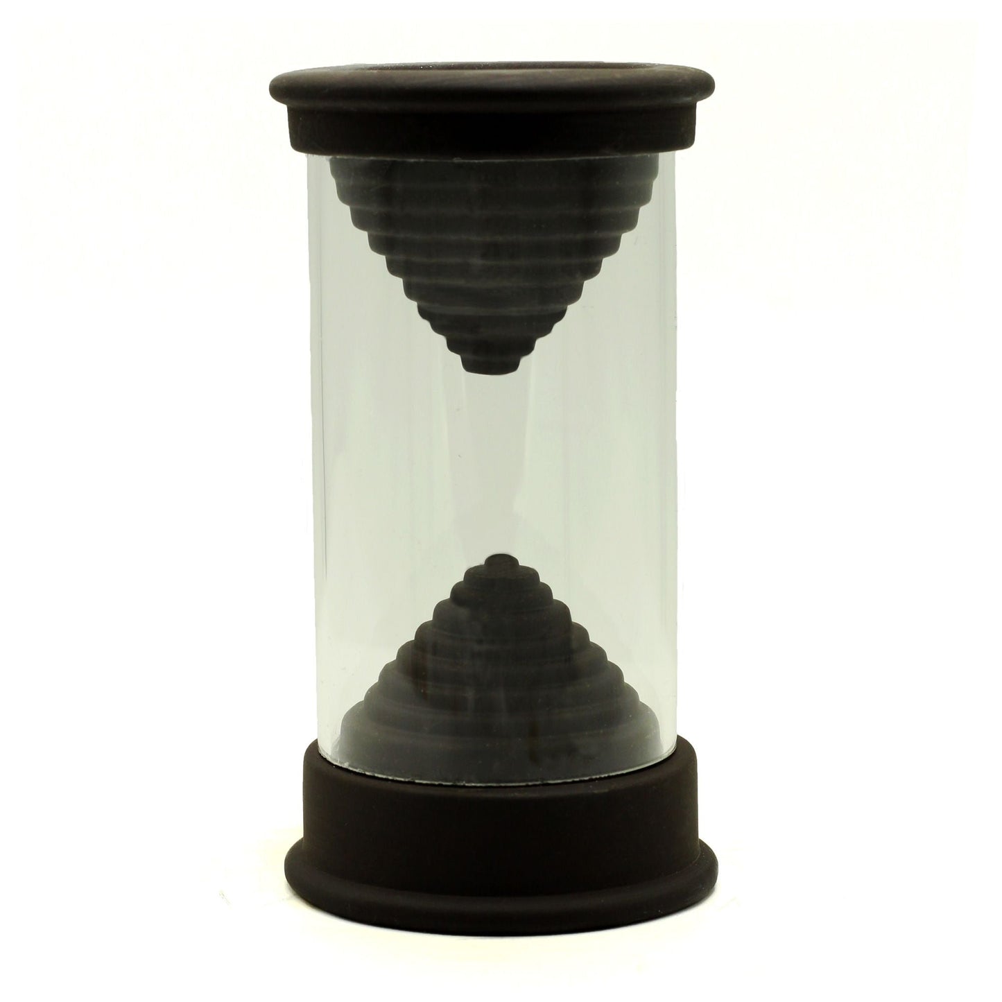 Polished Backflow Incense Burner - Unity Tube featuring natural patterning and unique variations - Luna Panther