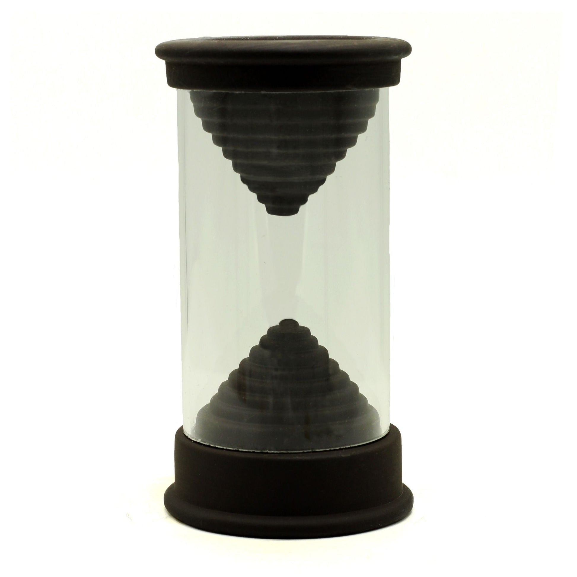 Polished Backflow Incense Burner - Unity Tube featuring natural patterning and unique variations - Luna Panther