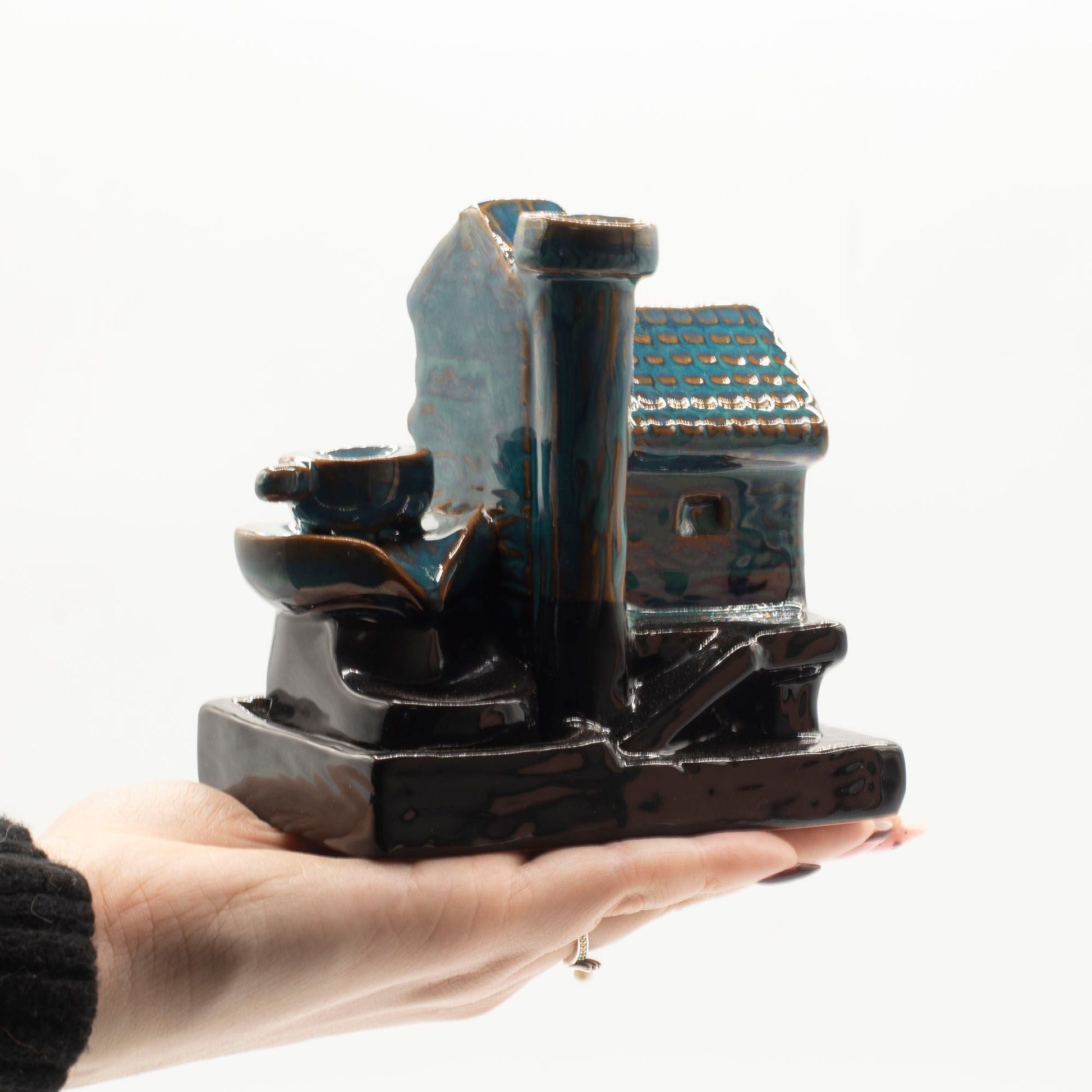 Backflow Incense Burner - Watermill House - Luna Panther