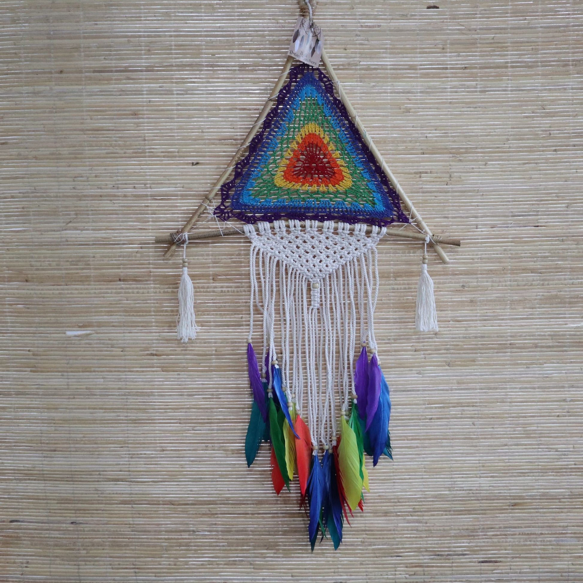 Polished Bali Dreamcatchers - Large Multi Pyramid featuring natural patterning and unique variations - Luna Panther