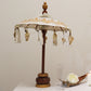 Bali Home Decor Parasol - Canvas - Gold Decor - 40cm - Luna Panther