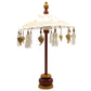 Bali Home Decor Parasol - Canvas - Gold Decor - 40cm - Luna Panther