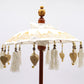 Bali Home Decor Parasol - Canvas - Gold Decor - 40cm - Luna Panther