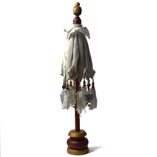 Bali Home Decor Parasol - Canvas - Natural - 40cm - Luna Panther alternate view