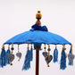 Bali Home Decor Parasol - Cotton - Blue - 40cm - Luna Panther