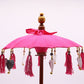 Bali Home Decor Parasol - Cotton - Pink - 40cm - Luna Panther