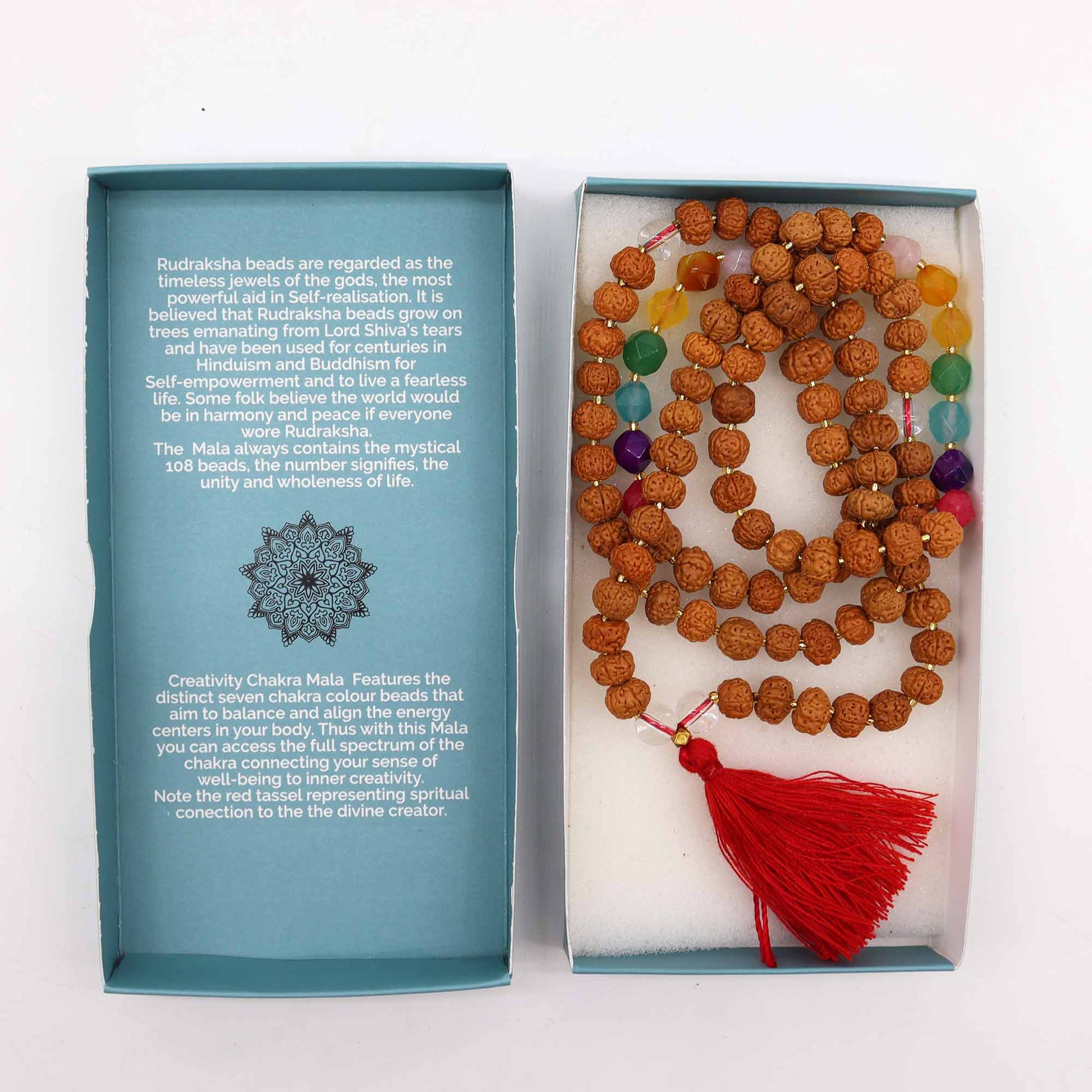 Bali Mala Necklace - Creativity Chakra - Luna Panther