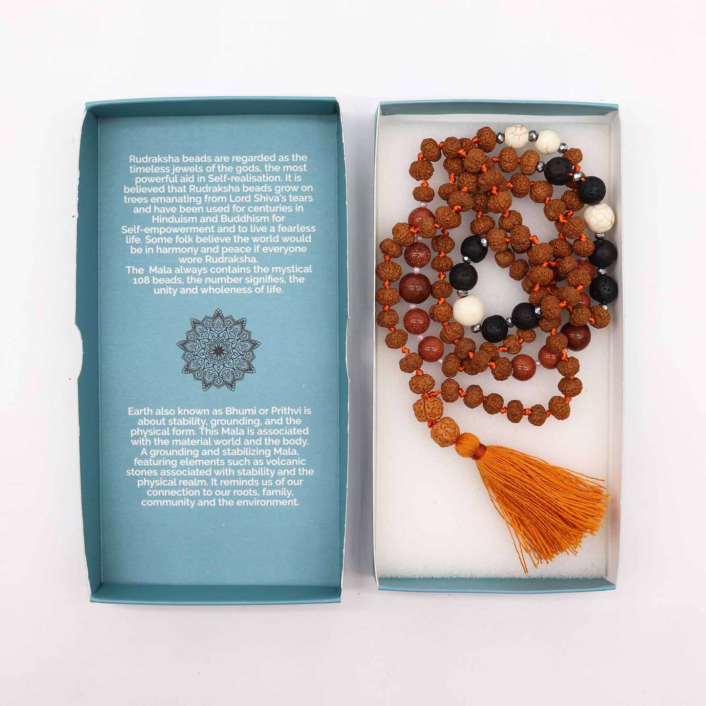 Bali Mala Necklace - Earth Element - Luna Panther