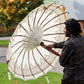 Bali Patio Parasol - Canvas - Natural Decor - 1.5m - Luna Panther