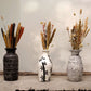 Bamboo Motif Shaped Vase - Natural - Luna Panther