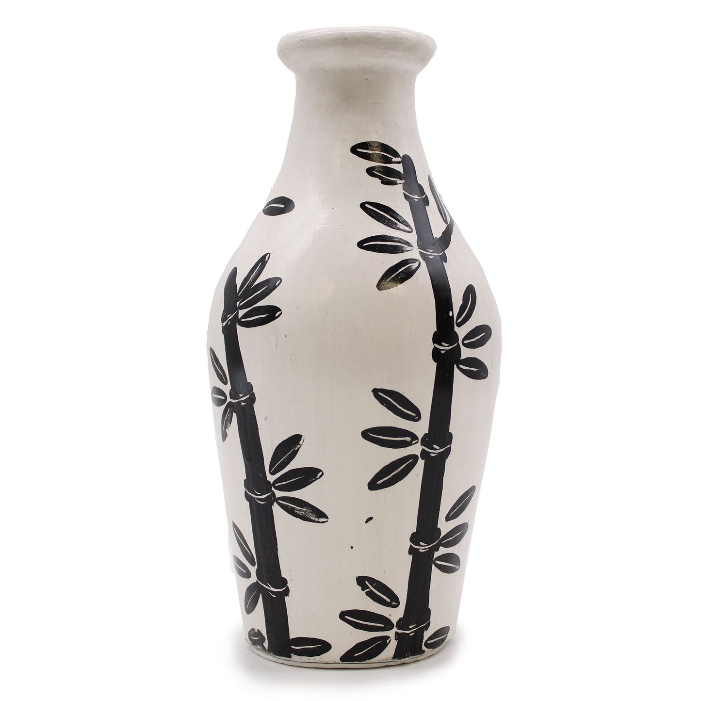 Bamboo Motif Shaped Vase - Natural - Luna Panther