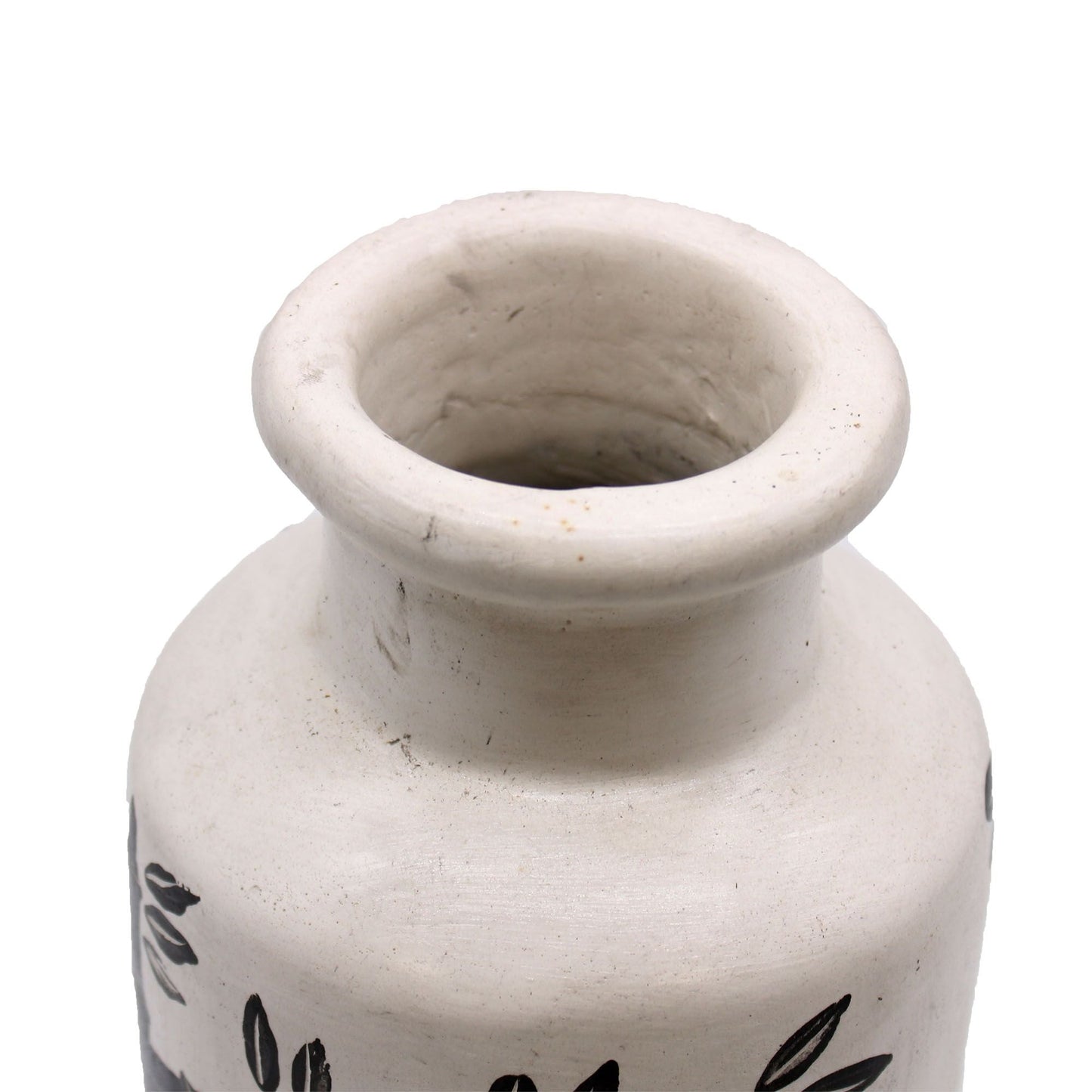 Bamboo Motif Straight Vase - Natural - Luna Panther