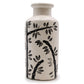 Bamboo Motif Straight Vase - Natural - Luna Panther