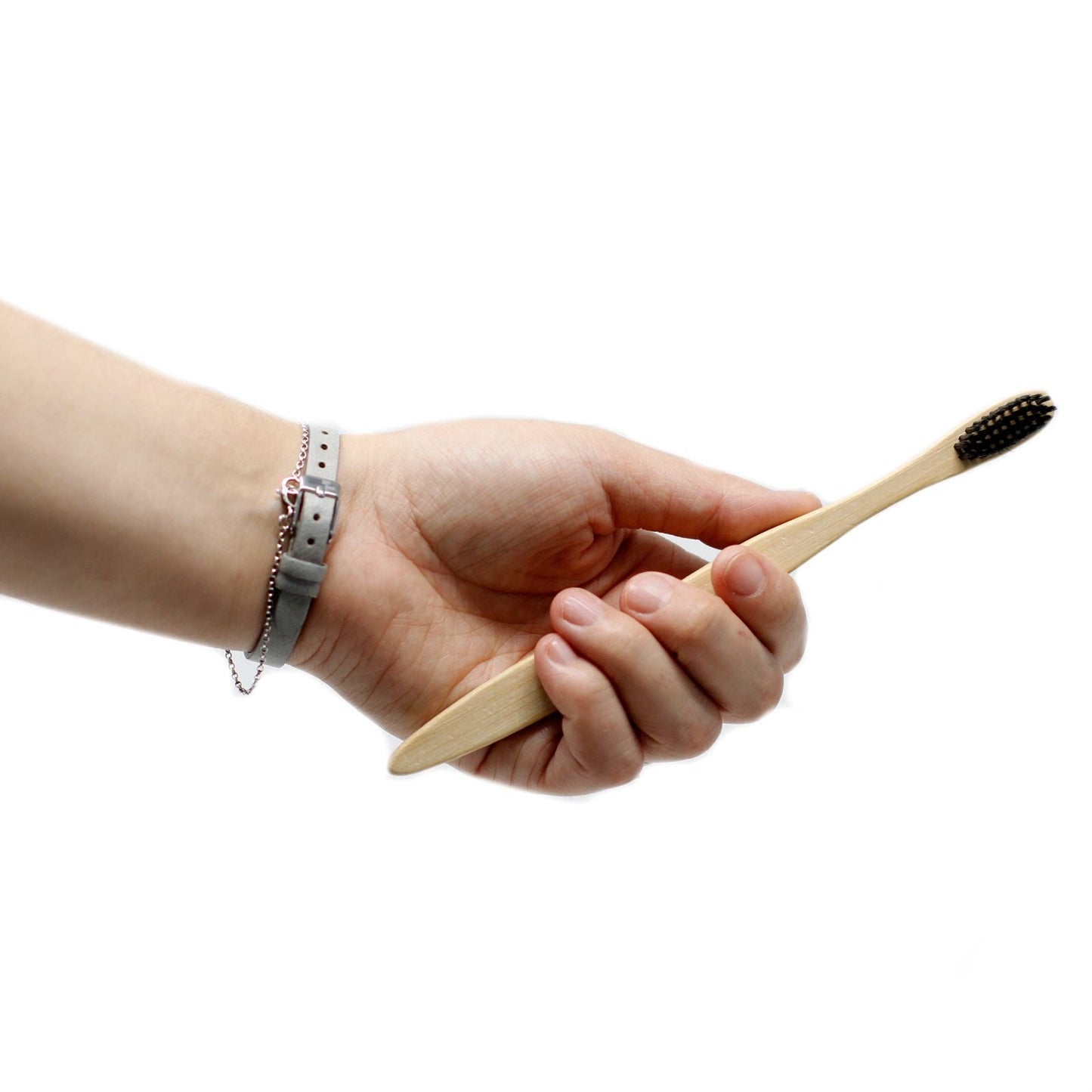 Bamboo Toothbrush – Charcoal Medium Soft - Luna Panther