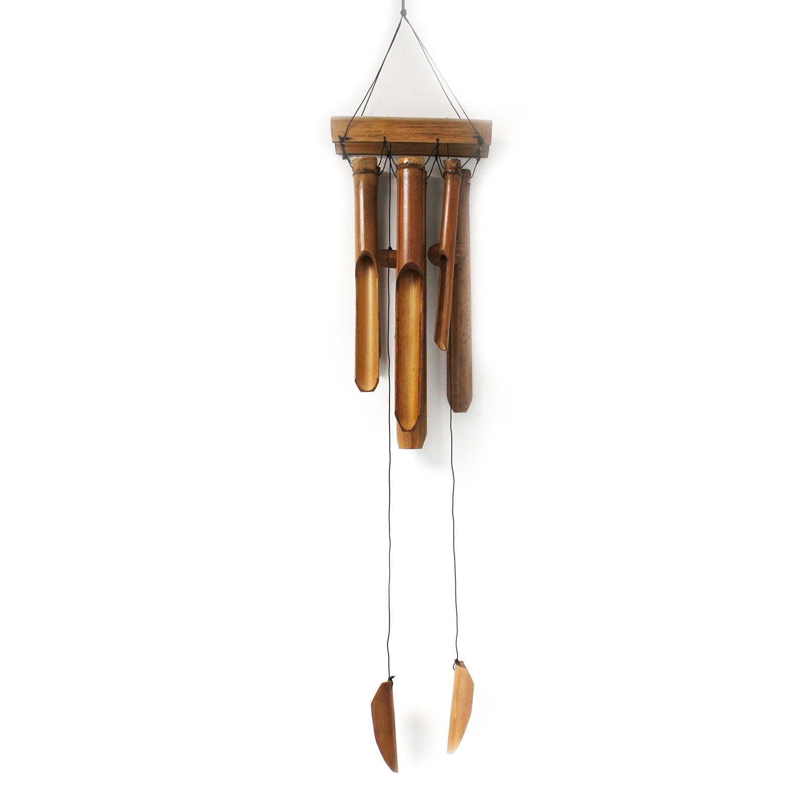 Bamboo Windchime - Natural finish - 6 Large Tubes - Luna Panther