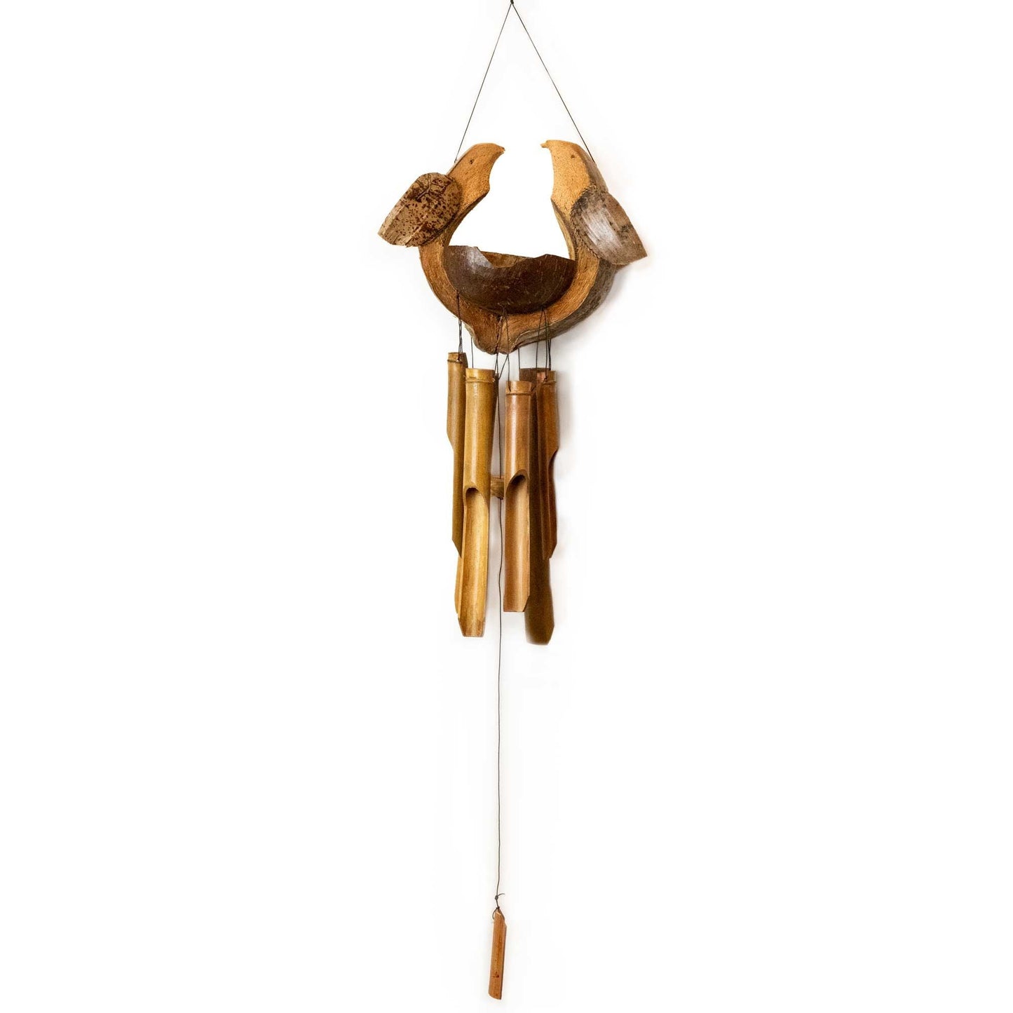 Bamboo Windchime - Natural finish - Husband & Wife - Luna Panther