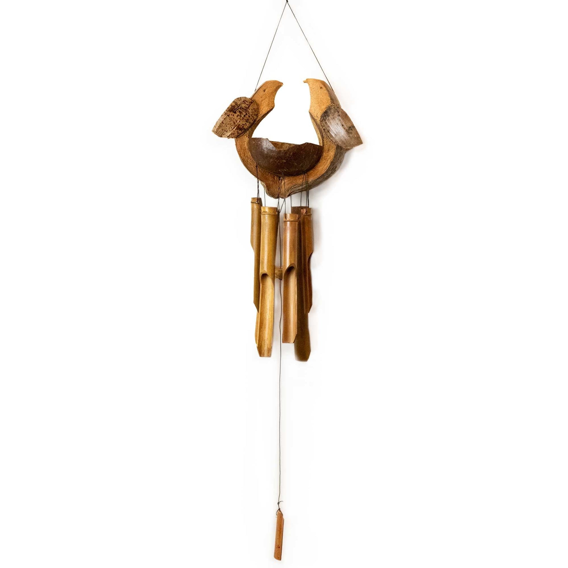 Bamboo Windchime - Natural finish - Husband & Wife - Luna Panther