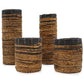 Banana Leaf Set - 2 Vase & 2 Bins - Luna Panther