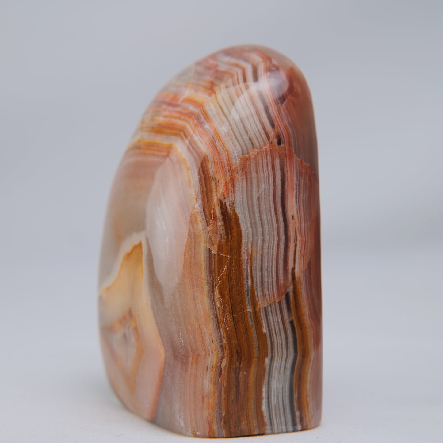Banded Onyx Calcite Freeform — 343 g - Luna Panther