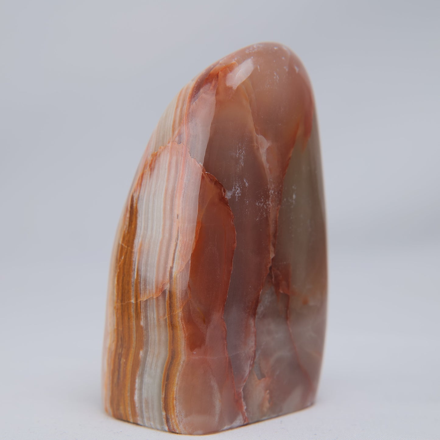 Banded Onyx Calcite Freeform — 343 g - Luna Panther