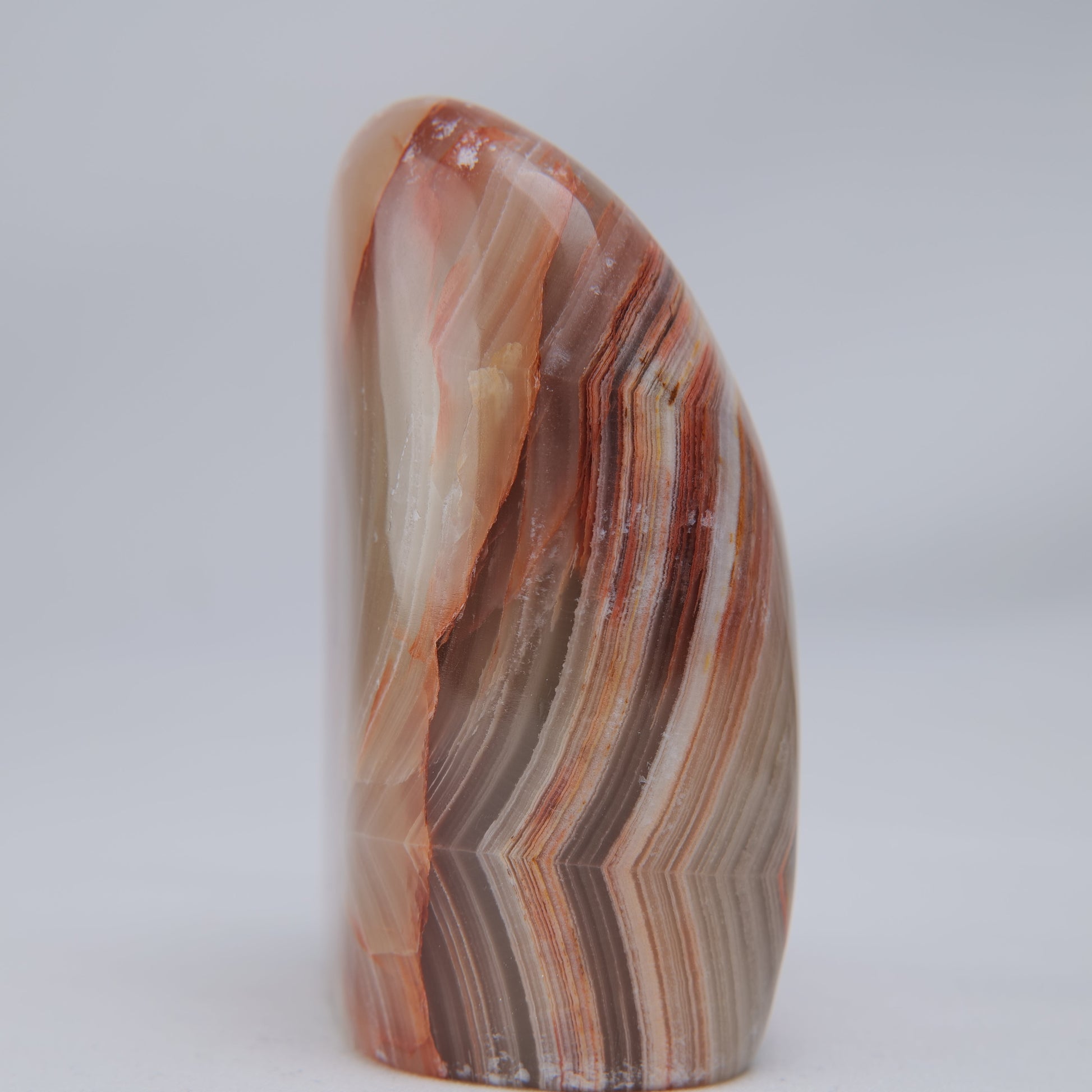 Banded Onyx Calcite Freeform — 343 g - Luna Panther