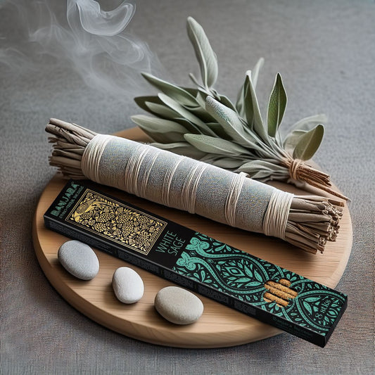 Banjara Extra Long Smudge Stick - White Sage - Luna Panther