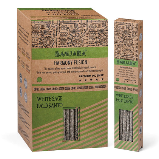 Banjara Palo Santo Smudge Sticks - White Sage - Luna Panther