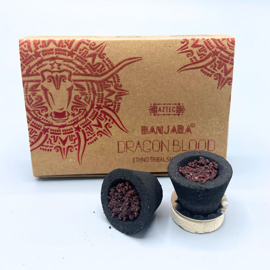 Banjara Resin Cups - Dragons Blood - Luna Panther alternate view