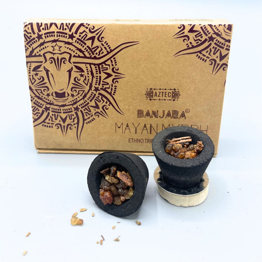 Banjara Resin Cups - Mayan Myyrh - Luna Panther alternate view