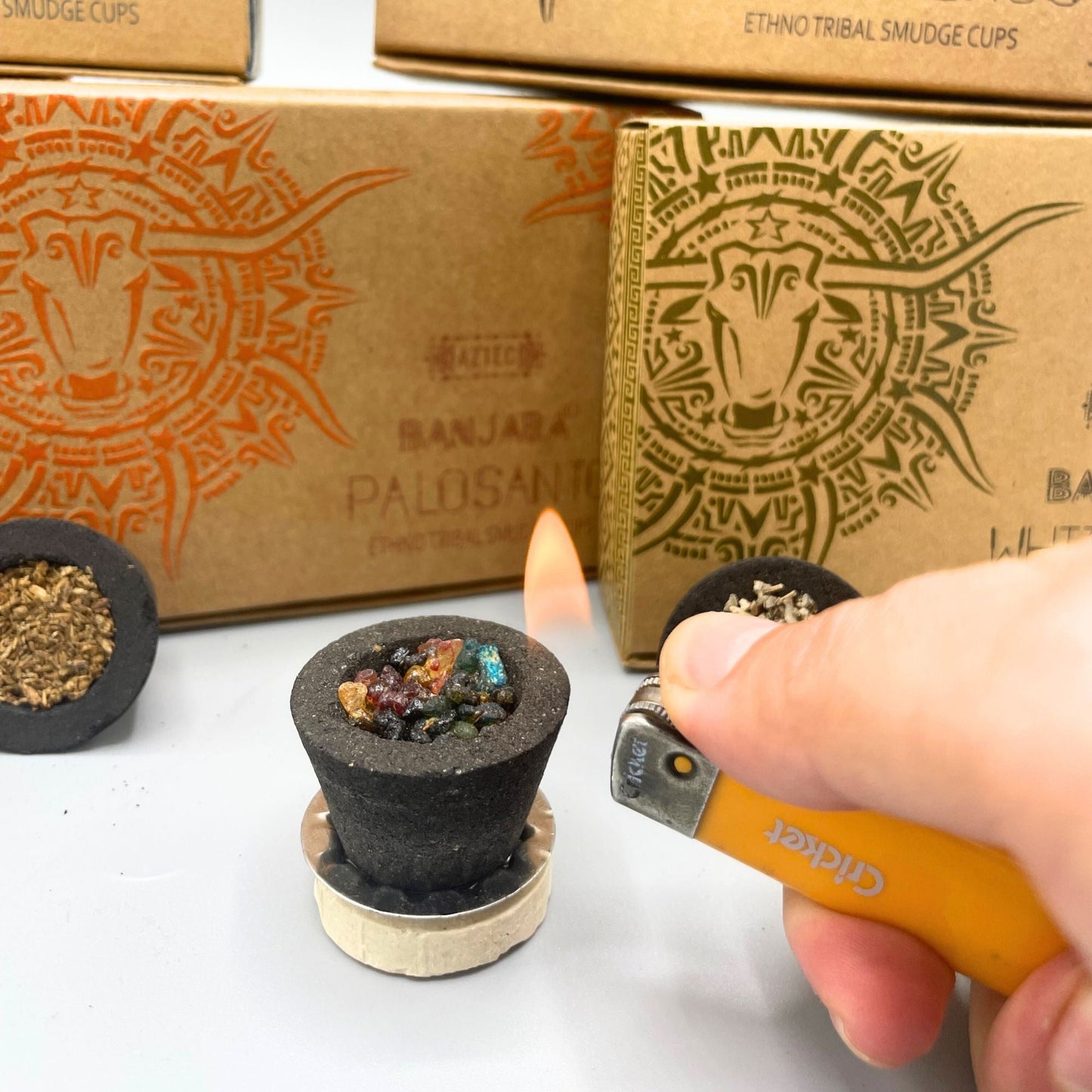 Banjara Smudge Cups - Frankincense - Luna Panther