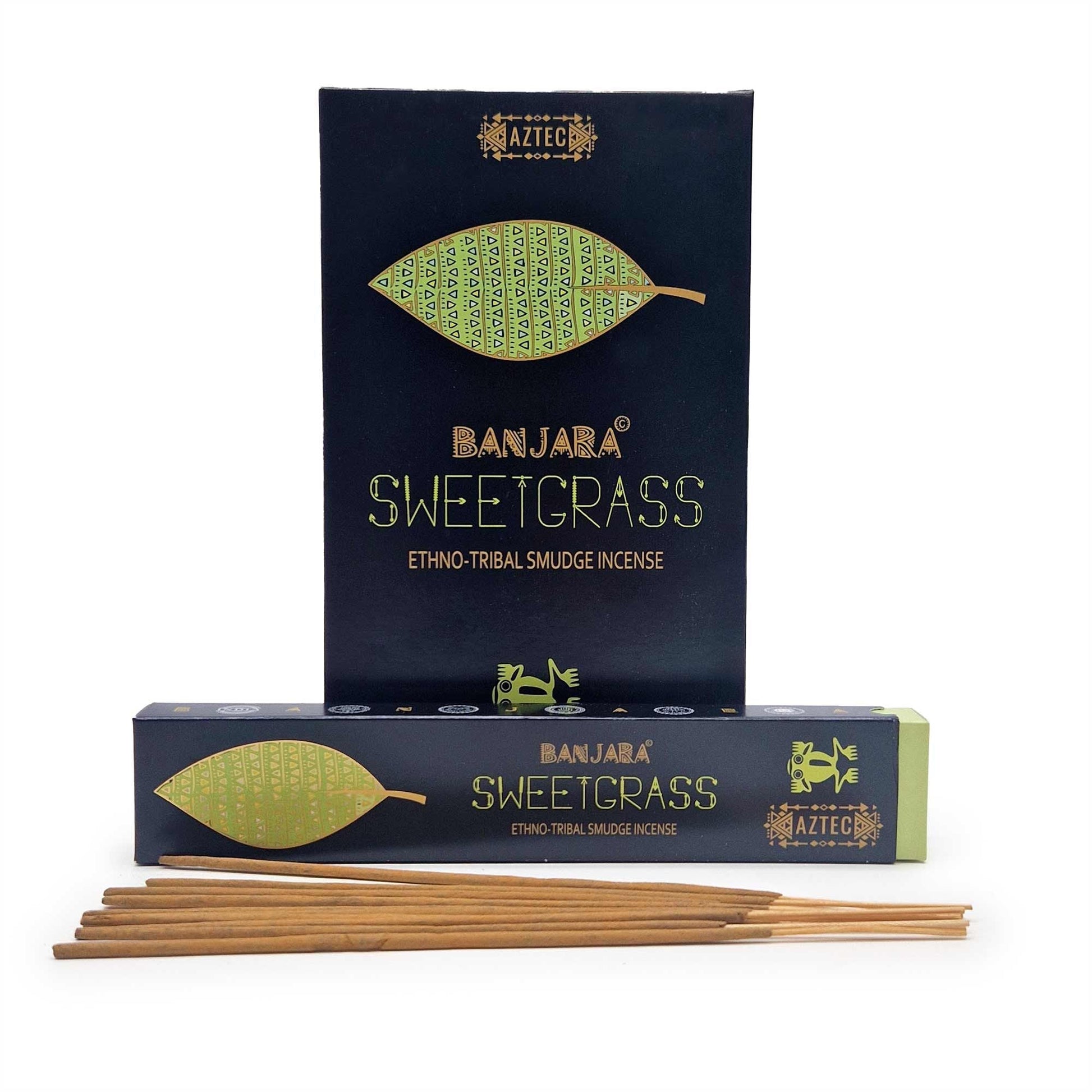 Banjara Tribal Smudge Incense - Sweetgrass - Luna Panther
