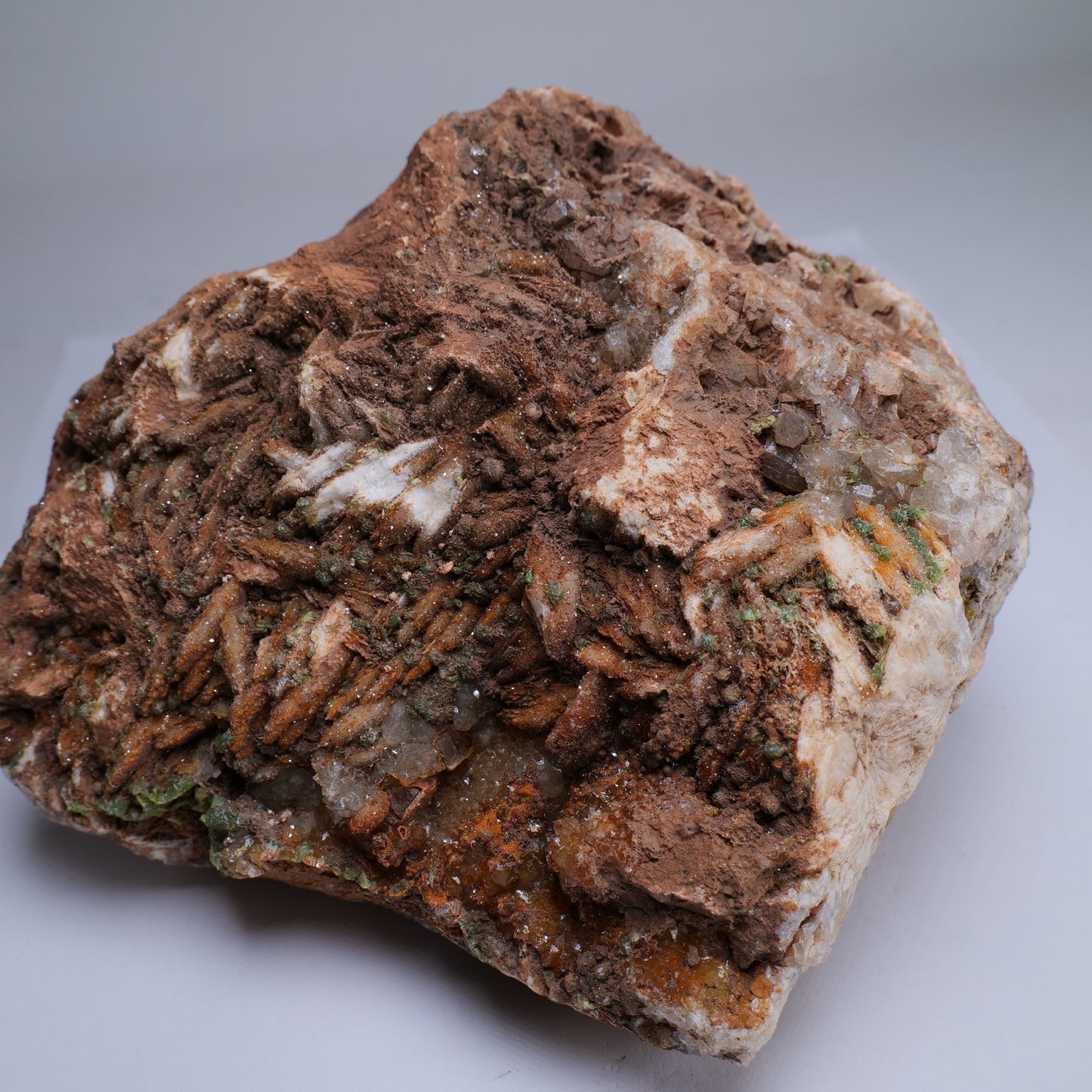 Large baryte barite mineral specimen, locality unknown, 1845g