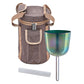 MEINL Sonic Energy 4.25" Essence Solfeggio Crystal Singing Bowl Fa 639 Hz, Indigo Blue detail view 2 at Luna Panther
