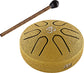 MEINL Sonic Energy Pocket Steel Tongue Drum 3" - A Major/6 Notes/440 Hz - Om/Gold detail view 10 at Luna Panther