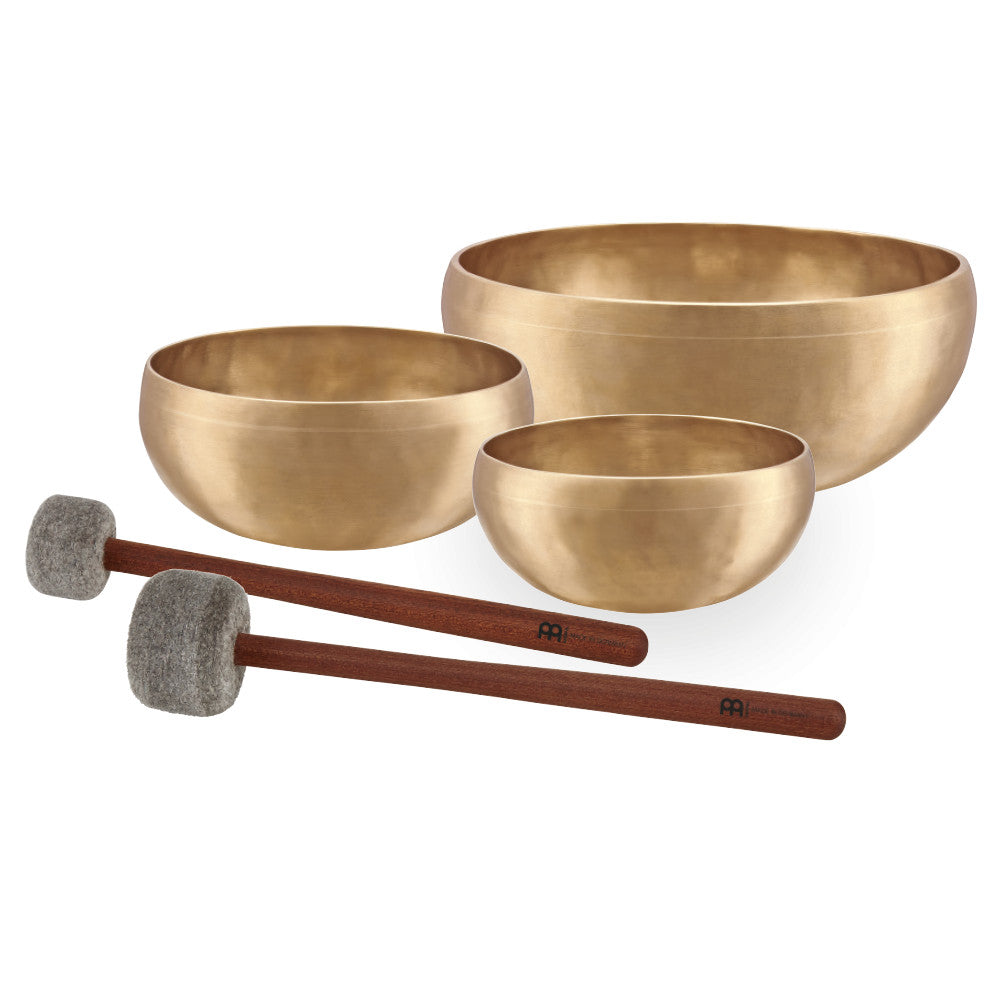 MEINL Sonic Energy Cosmos Series Basic Therapy Singing Bowl Set 5 pcs - 800/1000/2000g + Mallets at Luna Panther