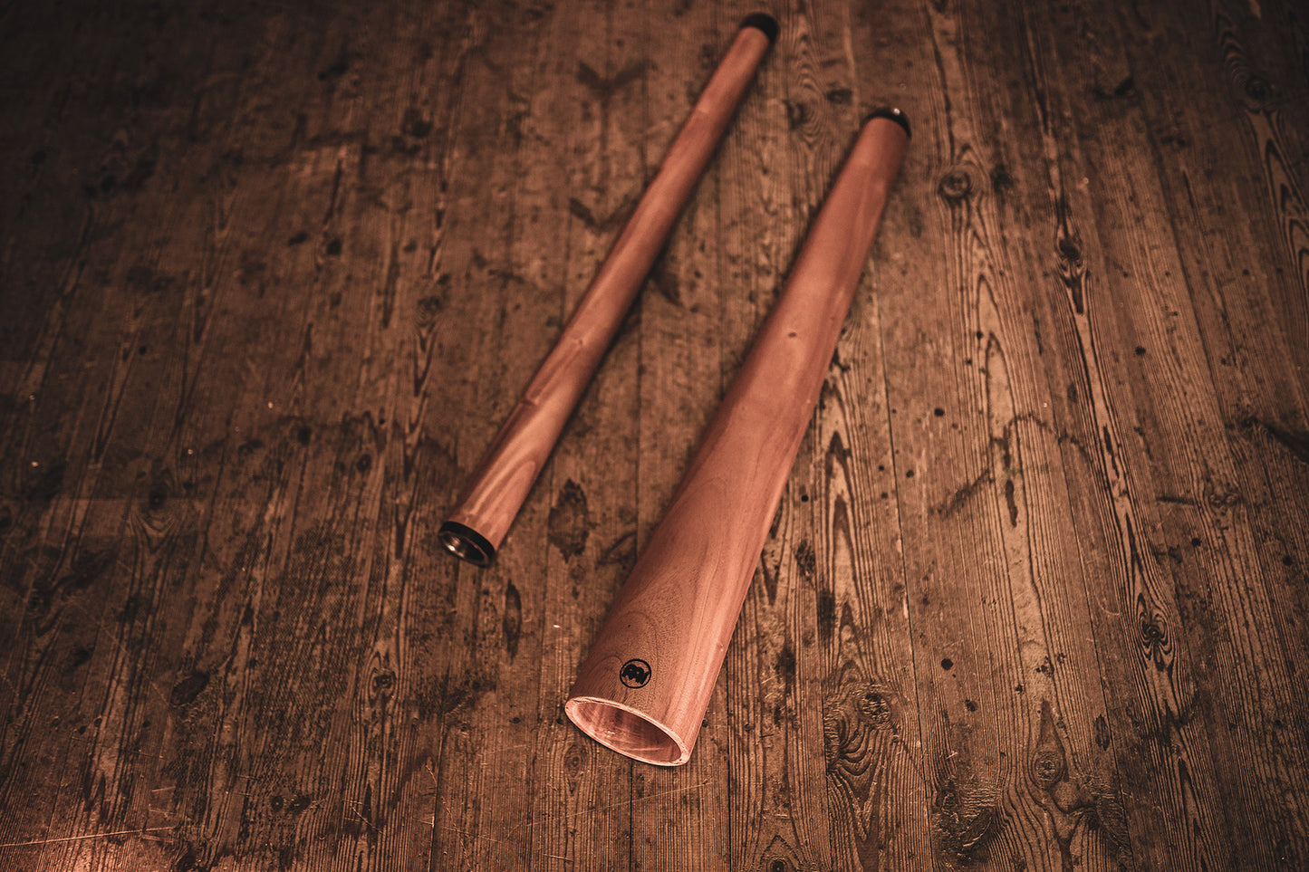 MEINL Sonic Energy Sliced Pro Didgeridoo - D Tuning - Natural detail view 3 at Luna Panther