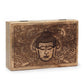 Big Rectangle Box 21.5x14x6.3cm - Buddha Face Black Engraved - Luna Panther