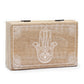 Big Rectangle Box 21.5x14x6.3cm - Hamsa Whitewash - Luna Panther