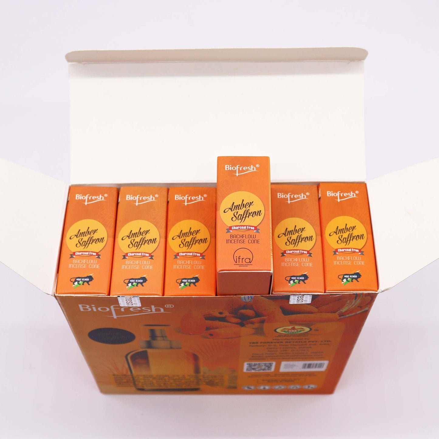 Biofresh Backflow Incense Cones - Amber Safron - Luna Panther
