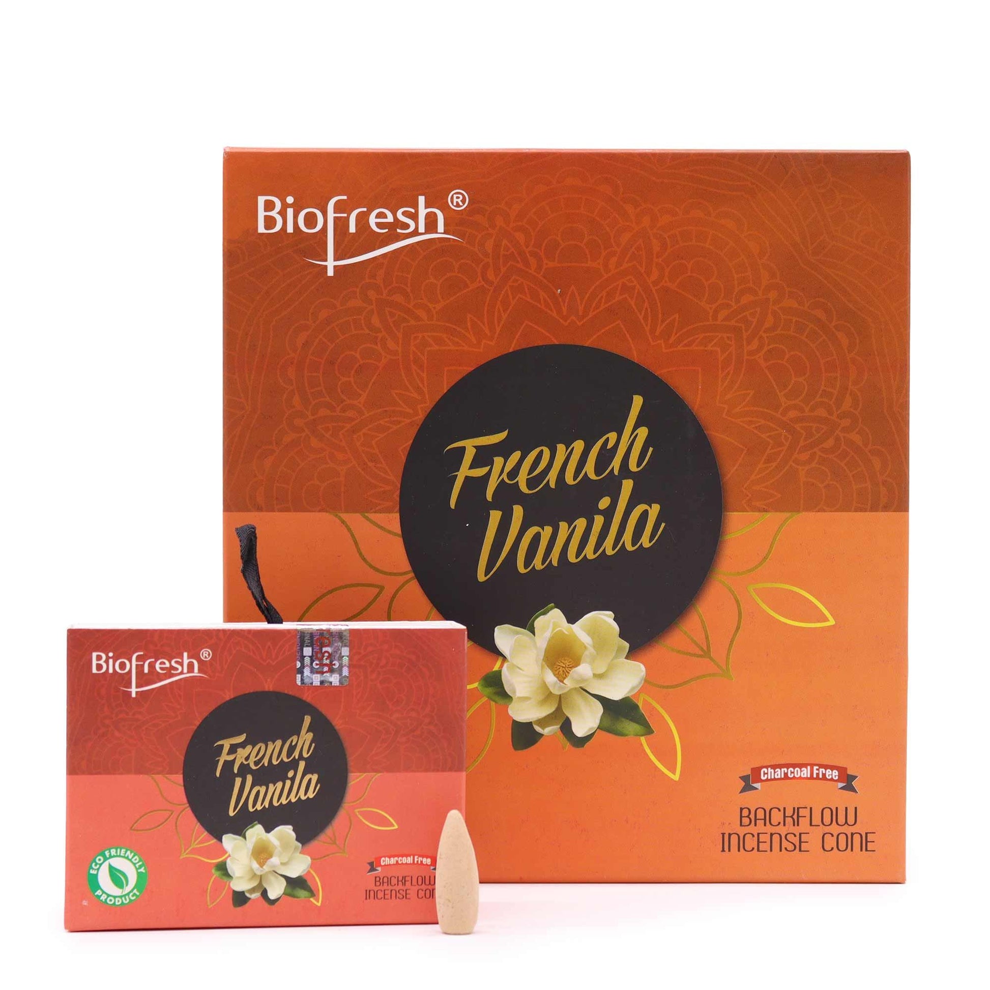 Biofresh Backflow Incense Cones - French Vanilla - Luna Panther