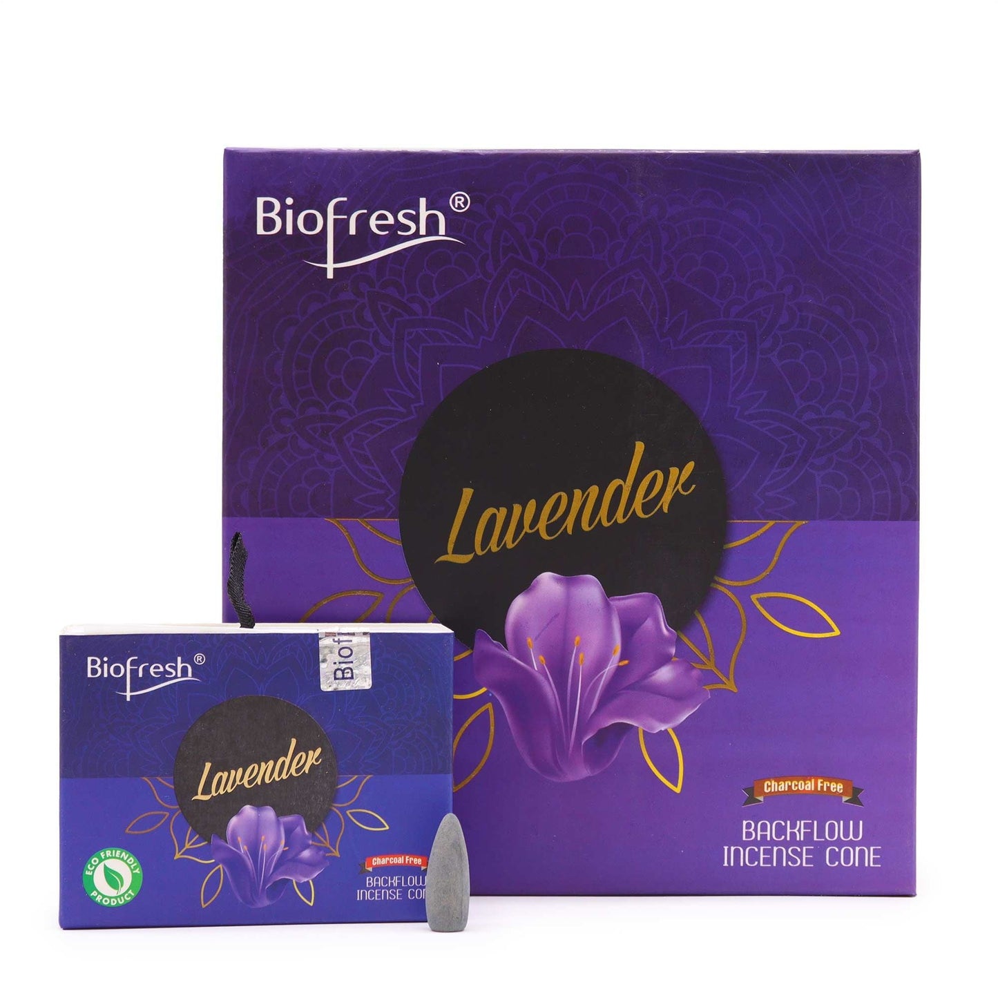 Biofresh Backflow Incense Cones - Lavender - Luna Panther