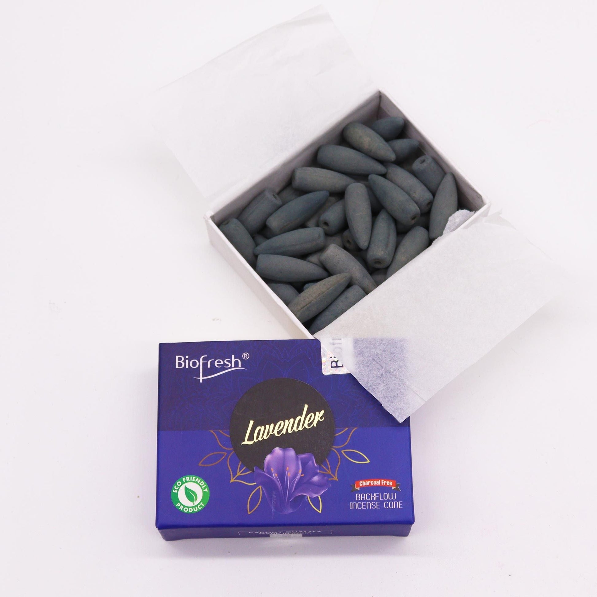 Biofresh Backflow Incense Cones - Lavender - Luna Panther