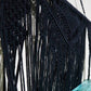 Black Macrame Hanging Shelves - Turquoise - Luna Panther