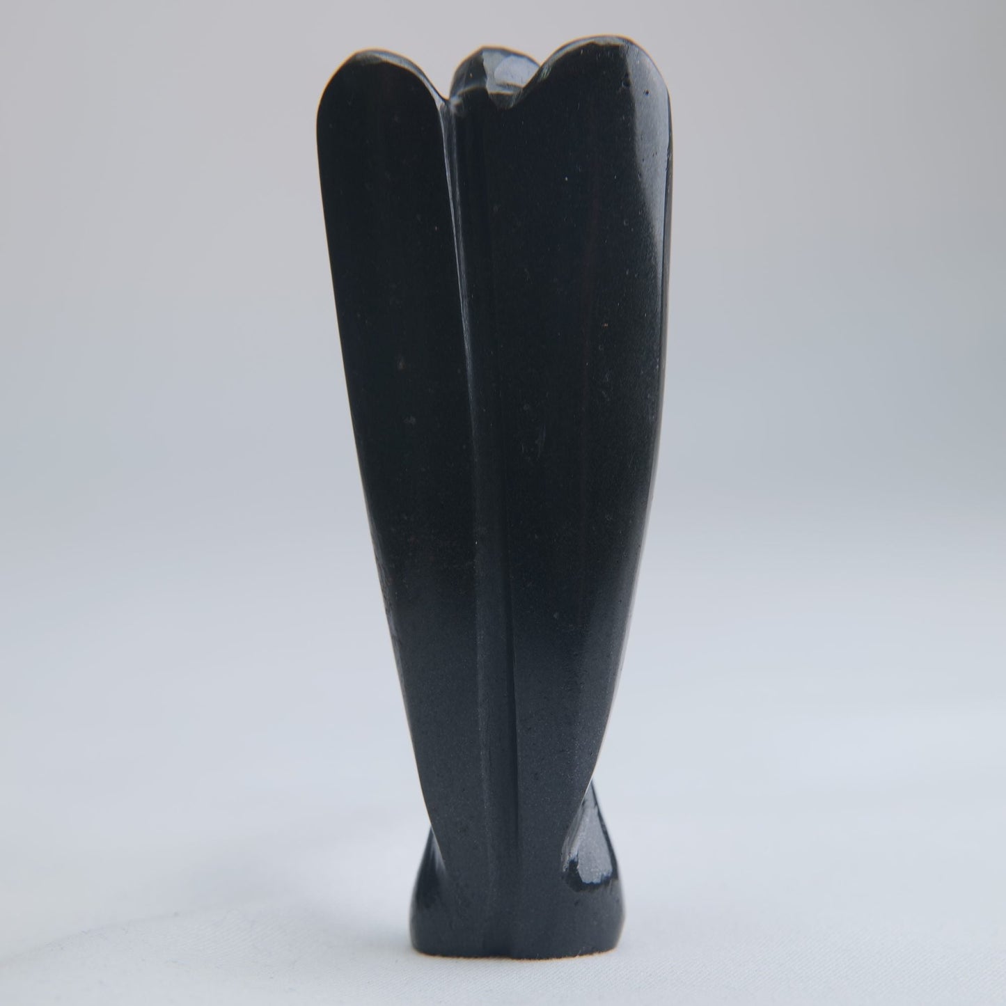 Black Obsidian Angel Carving 45g 80mm - Luna Panther
