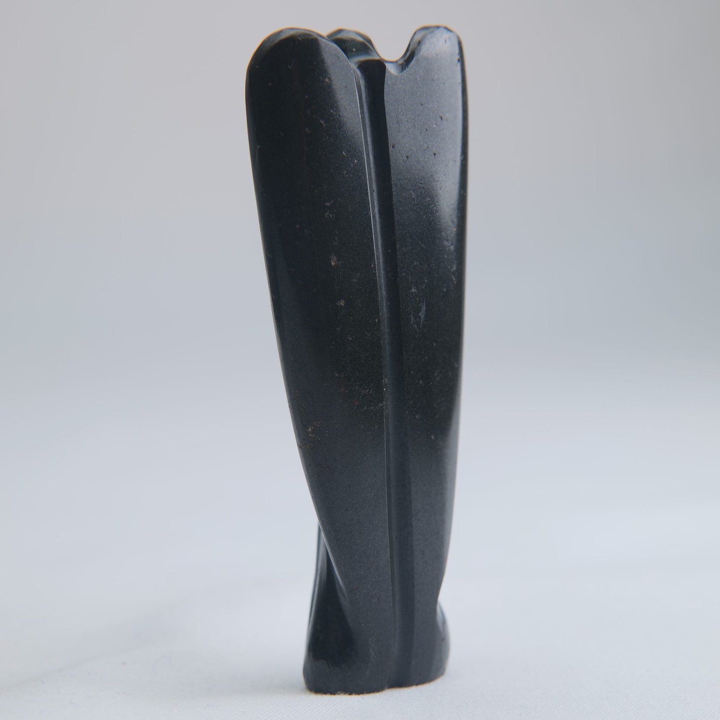 Black Obsidian Angel Carving 45g 80mm - Luna Panther