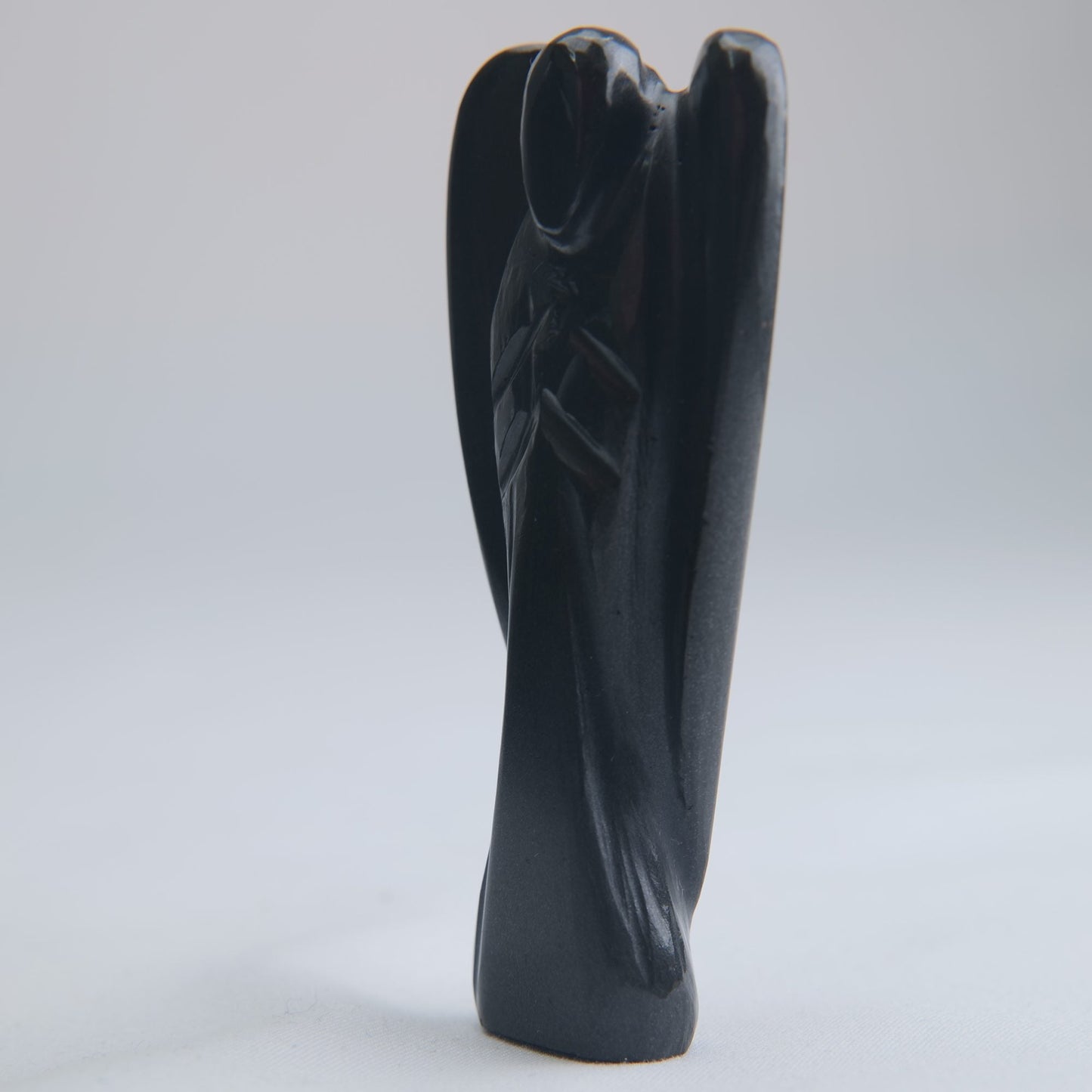 Black Obsidian Angel Carving 51g 78mm - Luna Panther
