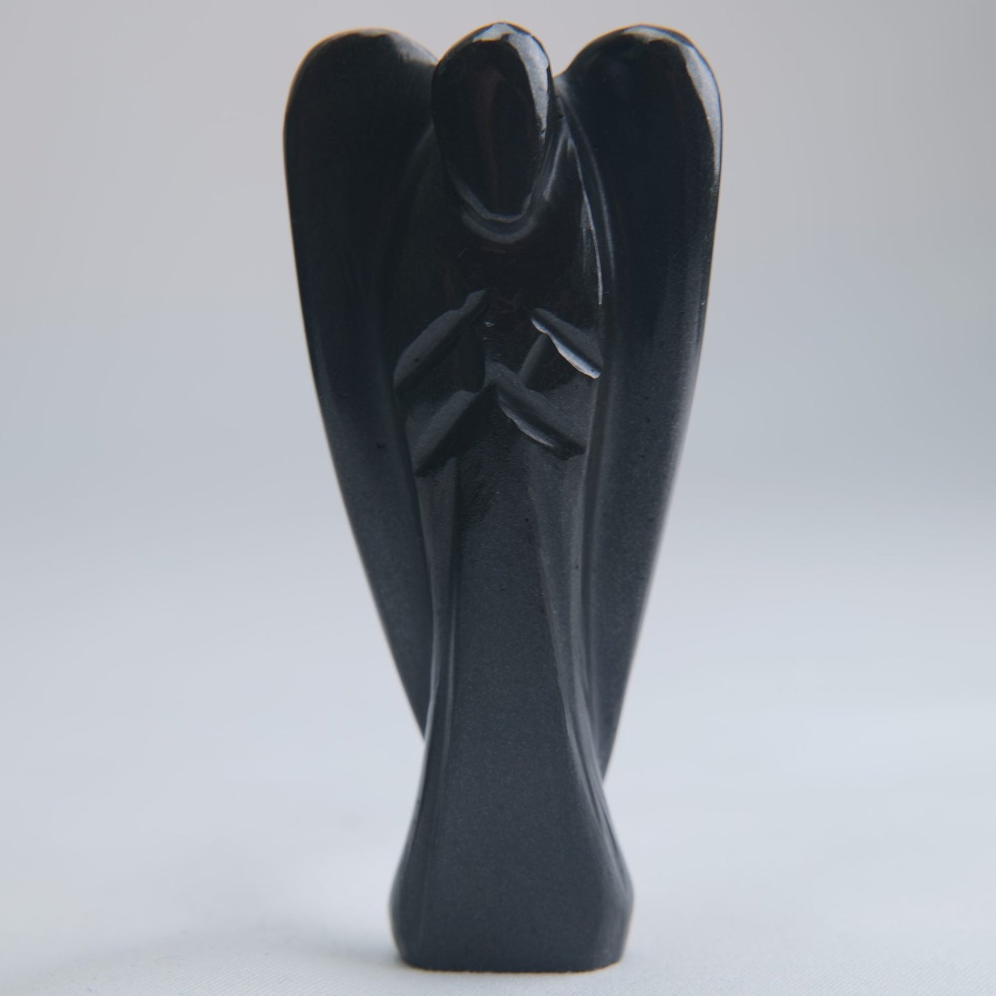 Black Obsidian Angel Carving 51g 78mm - Luna Panther