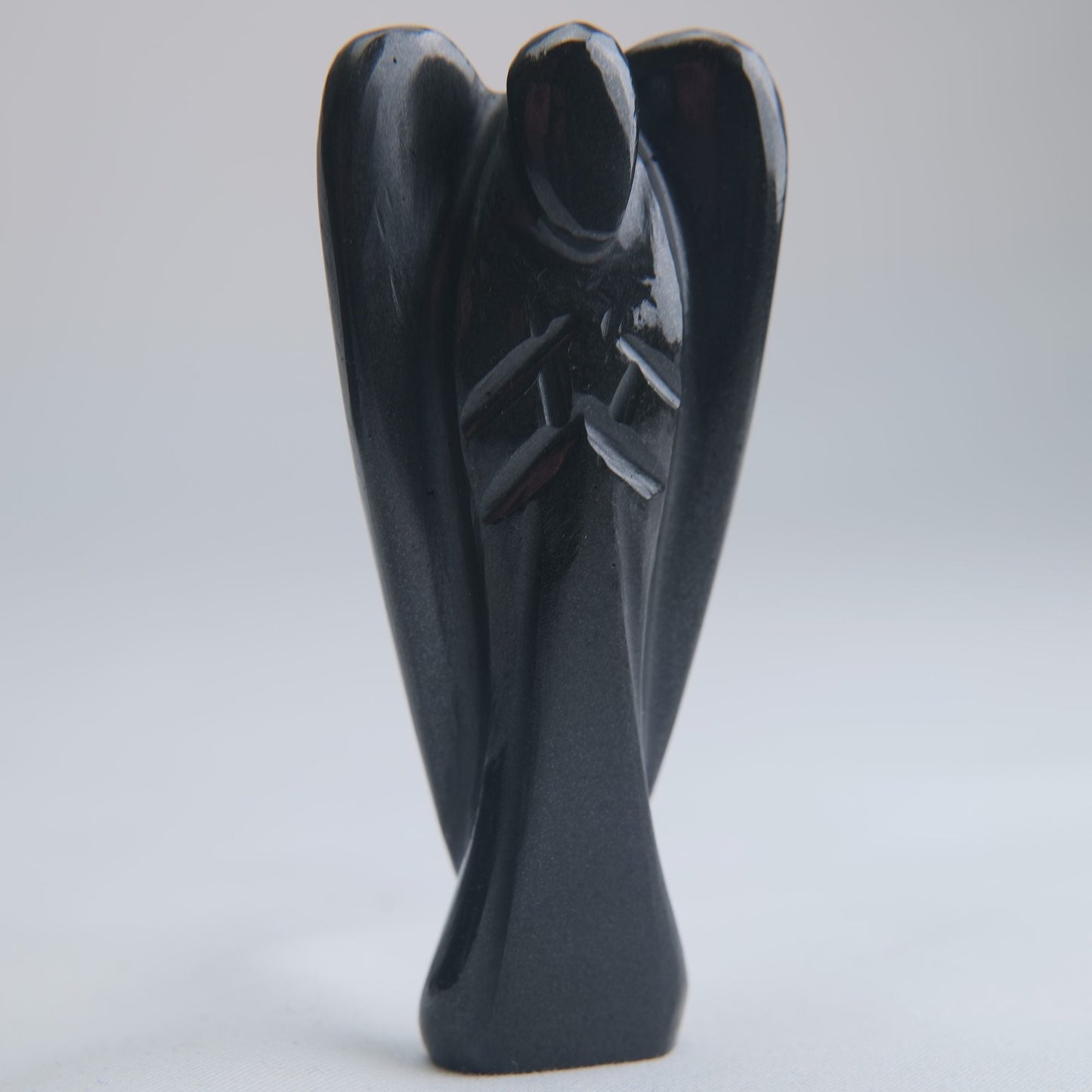 Black Obsidian Angel Carving 51g 78mm - Luna Panther