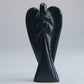 Black Obsidian Angel Carving 54g 80mm - Luna Panther