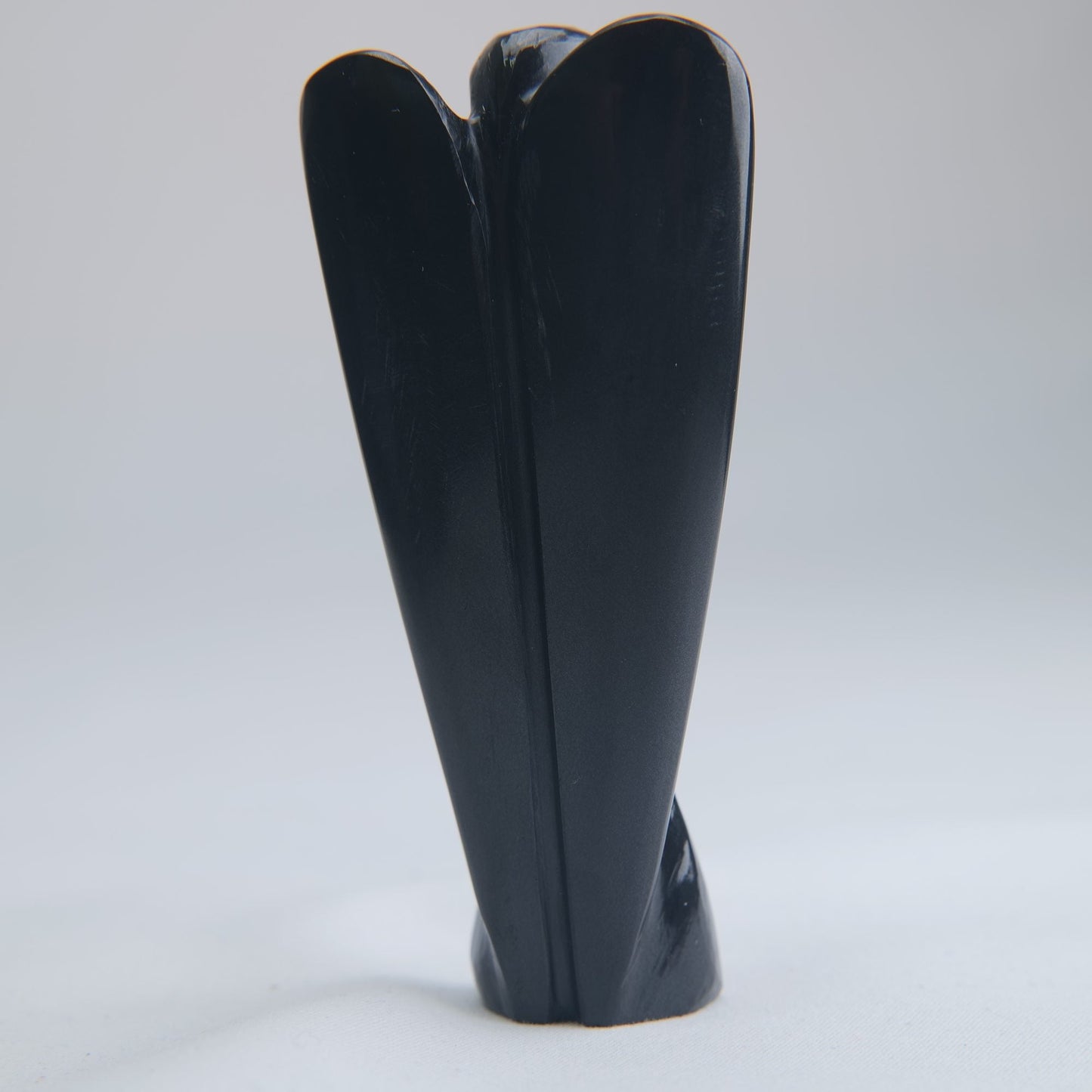 Black Obsidian Angel Carving 66g 82mm - Luna Panther